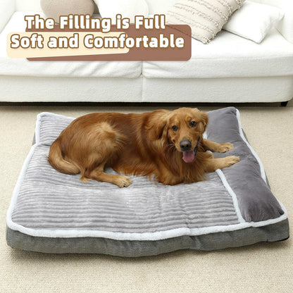 Dog Bed for Small Dogs, Dog Mattress with Pillow for Crate Kennel, Sofa Dog Bed, Super Soft Pet Bed for Medium, Small Dogs Breeds,Pet Bed Puppy Bed,Beds & Furniture